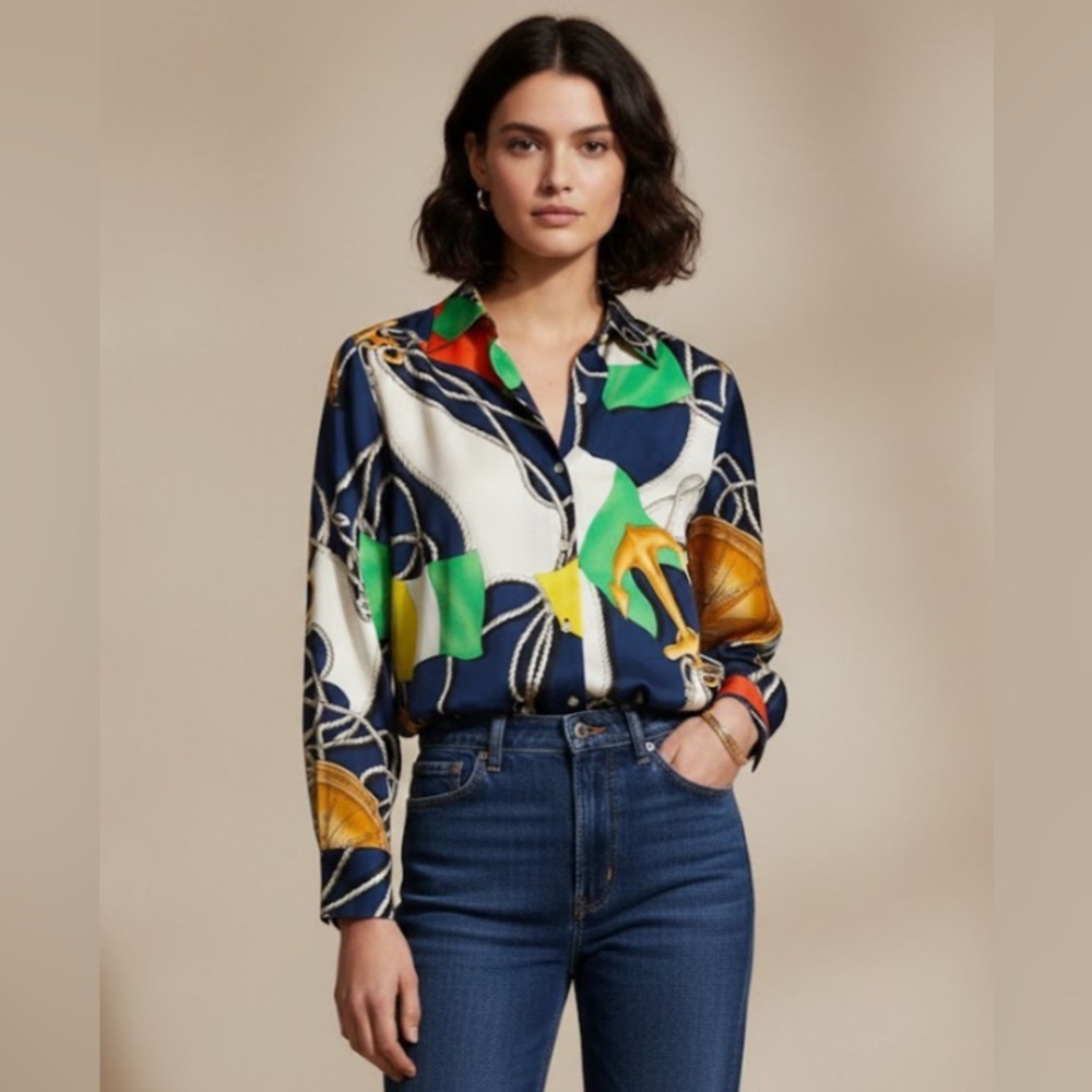 Ralph Lauren Vintage Silk Blouse